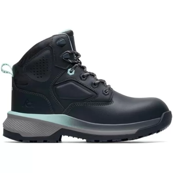 Rainier, Women's 6" Nano Composite Toe , Slip Resistant, Water Resistant Black Boots