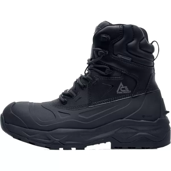 Shoes for Crews ACE Fargo II, Men's Soft Toe  Work Boots, Slip Resistant and Waterproof
