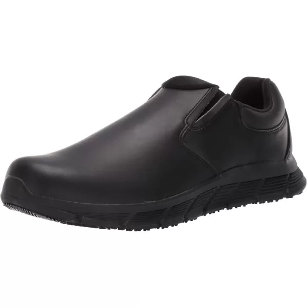 Shoes for Crews Cater II, Men's Non Slip, Slip On Black Shoes for Men, Water Resistant Work Shoes &amp; Restaurant or Food Service Sneakers - Med Comfortable Slip Resistant Shoes, Safety Footwear