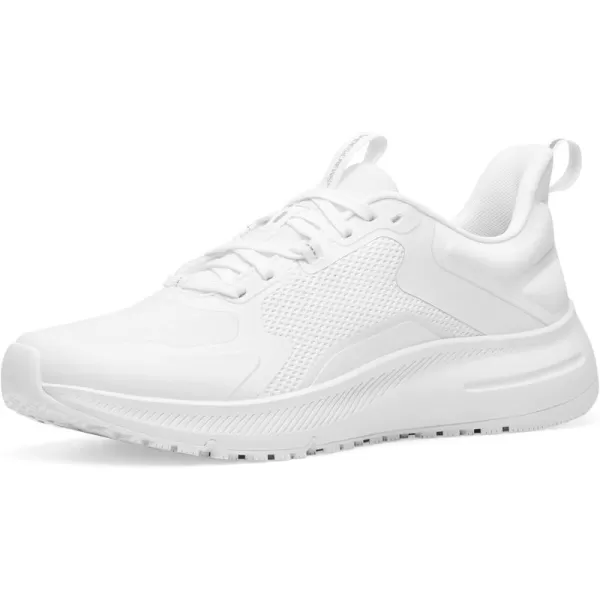 Shoes for Crews Crossing, Women's Slip Resistant Work Shoes, Healthcare and Food Service Sneakers, Water Resistant, Black or White