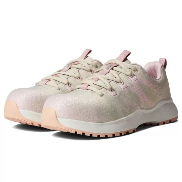 Shoes for Crews Heather II, Women's Nano Composite Toe  Work Shoes, Slip Resistant, Water Resistant, Burgundy, Size 5