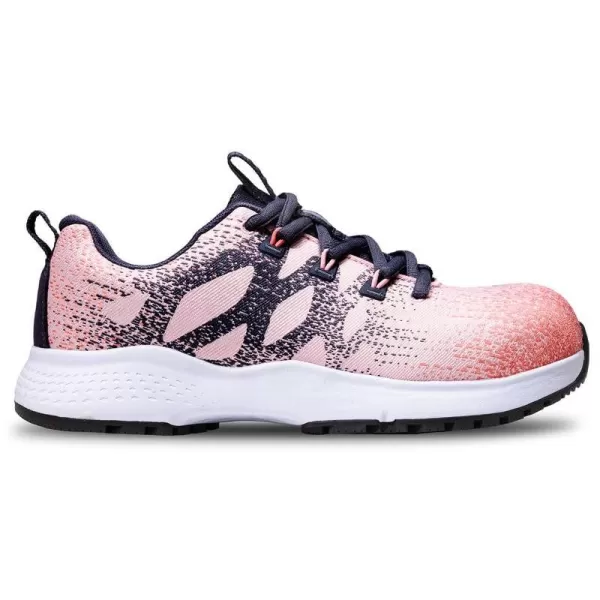 Shoes for Crews Heather II, Women's Nano Composite Toe  Work Shoes, Slip Resistant, Water Resistant, Burgundy, Size 5