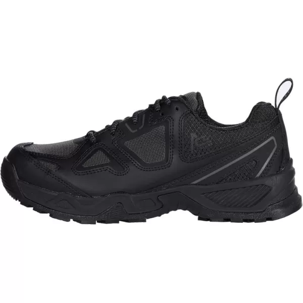 by SFC Defender Low, Men's Soft Toe  Slip Resistant Work Boots, Water Resistant, Black)