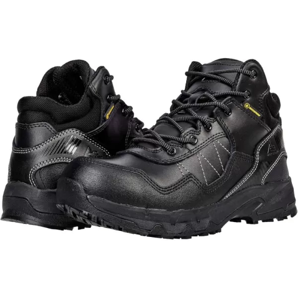 by SFC Piston Low and Mid, Men's, Women's, Unisex Soft Toe Slip Resistant Work Boots, Water Resistant, Black)