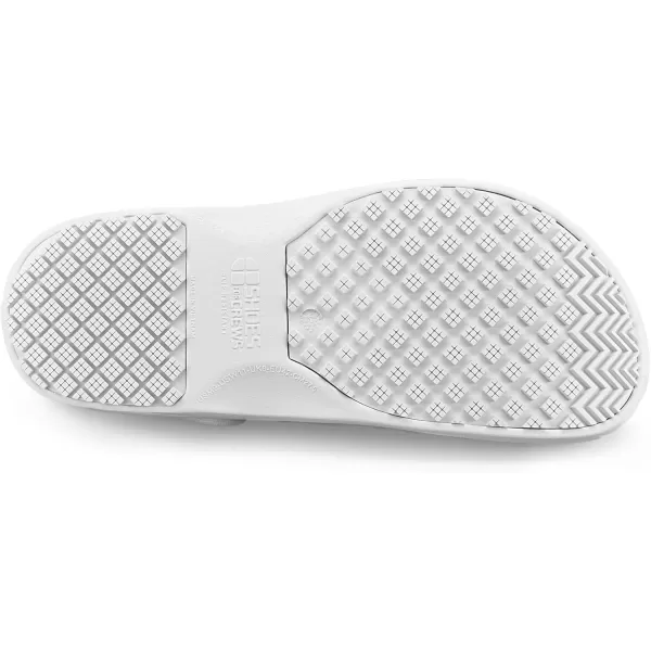 Shoes for Crews Zinc Slip Resistant Clog White UK 5 White