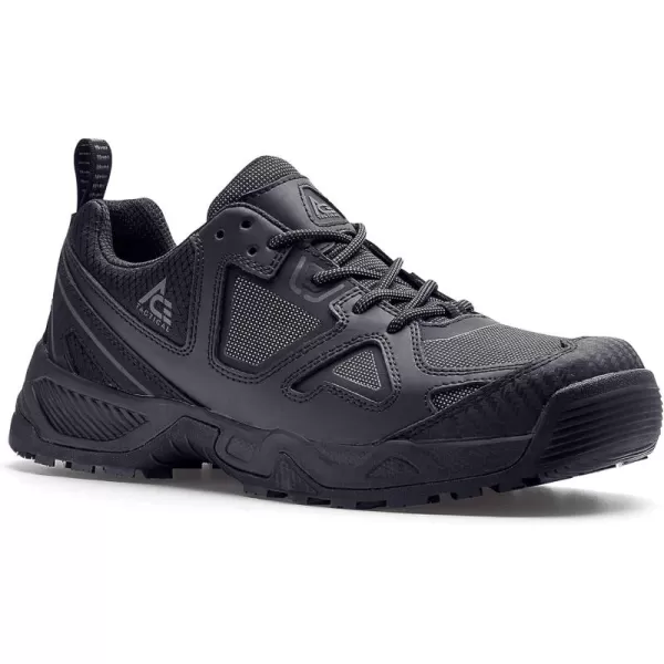 imageACE Work Boots by SFC Defender Low Mens Soft Toe ST Slip Resistant Work Boots Water Resistant BlackBlack Low St