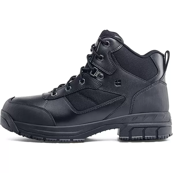 imageShoes for Crews Voyager II Mens Womens Unisex Steel Toe ST Work Boots Slip Resistant Water Resistant Black Mens 9  Womens 105 Wide