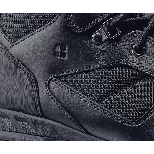 imageShoes for Crews Voyager II Mens Womens Unisex Steel Toe ST Work Boots Slip Resistant Water Resistant Black Mens 9  Womens 105 Wide