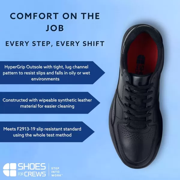 imageStreet Casual Mens Black Comfortable SlipResistant Work Shoes for Food Service Safety Size Mens 115