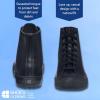 imageShoes for Crews Pembroke Mens Womens Unisex Slip Resistant High Top Work Sneakers Leather or Canvas