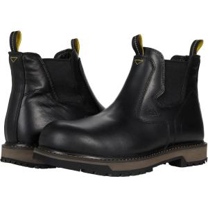 imageACE Work Boots Firebrand Mens Soft Toe ST and Composite Toe CT Work Boots Slip Resistant Water Resistant BlackBlack