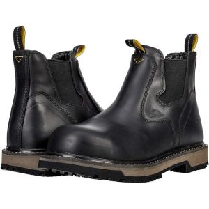 imageACE Work Boots Firebrand Mens Soft Toe ST and Composite Toe CT Work Boots Slip Resistant Water Resistant BlackBlack Ct