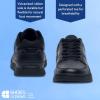 imageStreet Casual Mens Black Comfortable SlipResistant Work Shoes for Food Service SafetyBlack