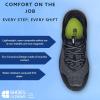 imageShoes for Crews Gia Womens Slip Resistant Work Shoes Non Slip Sneakers Walking Water Resistant Zapatillas Zapatos Trabajo Food Service Chef KitchenBlack  Eco Nct