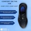 imageShoes for Crews Heather II Womens Soft Toe ST Work Shoes Slip Resistant Water Resistant BlackBlack