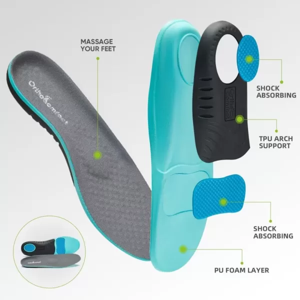 OrthoComfoot Men's Orthopedic Comfortable Slip On Loafers for Arch Support, Casual Plantar Fasciitis Slippers for Diabetic, Orthotic Walking Shoes for Foot and Heel Pain Relief