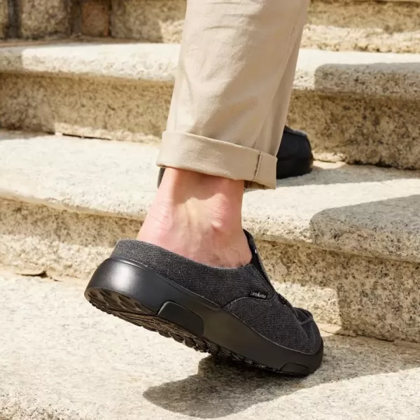 OrthoComfoot Men's Orthopedic Comfortable Slip On Loafers for Arch Support, Casual Plantar Fasciitis Slippers for Diabetic, Orthotic Walking Shoes for Foot and Heel Pain Relief