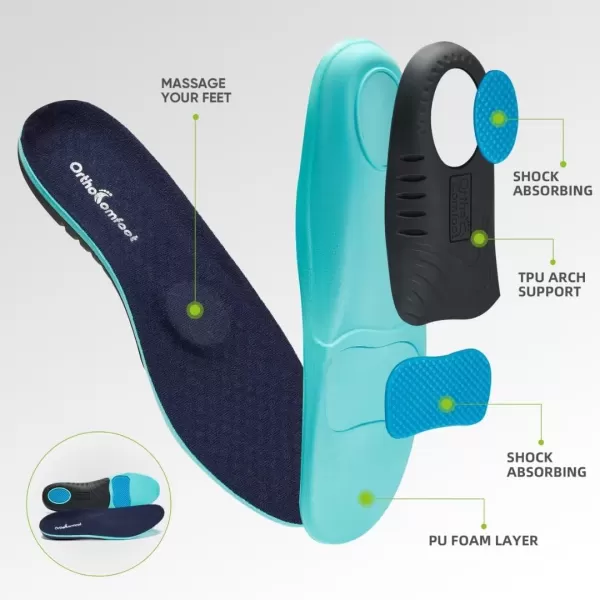 OrthoComfoot Men's Orthopedic Comfortable Slip On Loafers for Arch Support, Casual Plantar Fasciitis Slippers for Diabetic, Orthotic Walking Shoes for Foot and Heel Pain Relief