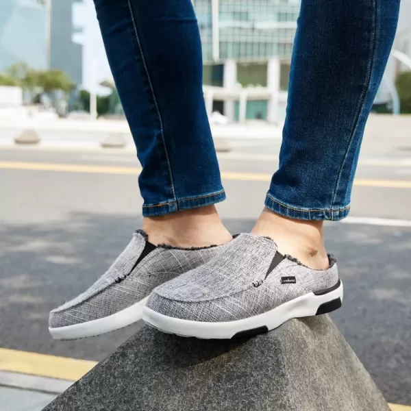 OrthoComfoot Men's Orthopedic Comfortable Slip On Loafers for Arch Support, Casual Plantar Fasciitis Slippers for Diabetic, Orthotic Walking Shoes for Foot and Heel Pain Relief)