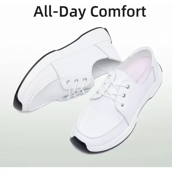 OrthoComfoot Orthopedic Comfortable Dress Shoes for Womens, Leather Casual Sneakers for with Arch Support for Plantar Fasciitis, Walking Shoes with Orthotic Insoles for Foot and Heel Pain
