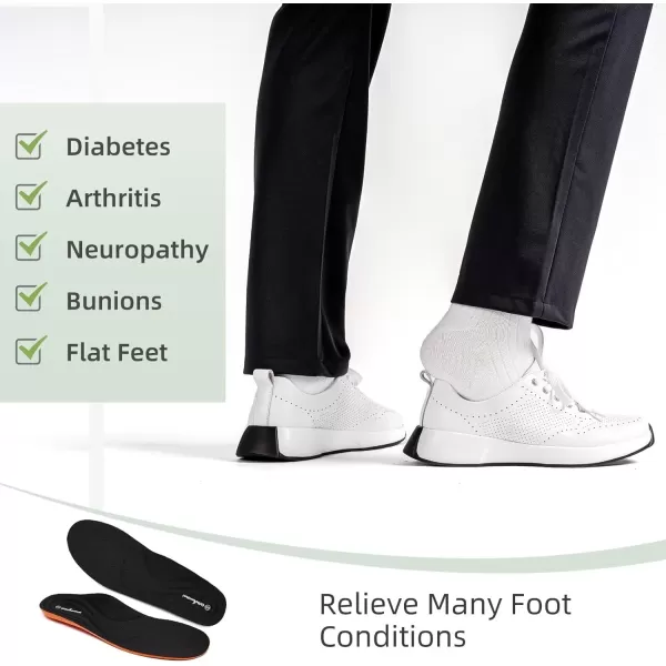 OrthoComfoot Orthopedic Comfortable Dress Shoes for Womens, Leather Walking Shoes with Arch Support for Plantar Fasciitis, Casual Supportive Fashion Sneakers for Foot and Heel Pain Relief