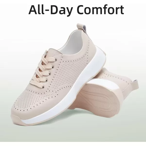OrthoComfoot Orthopedic Comfortable Dress Shoes for Womens, Leather Walking Shoes with Arch Support for Plantar Fasciitis, Casual Supportive Fashion Sneakers for Foot and Heel Pain Relief