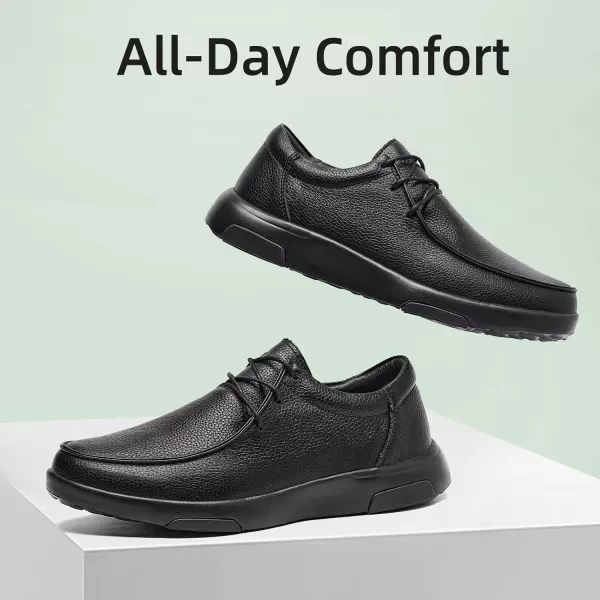OrthoComfoot Orthopedic Comfortable Oxford Dress for Mens, Casual Plantar Fasciitis Fashion Sneakers with Arch Support, Orthotic Leather Walking Shoes for Foot and Heel Pain Relief