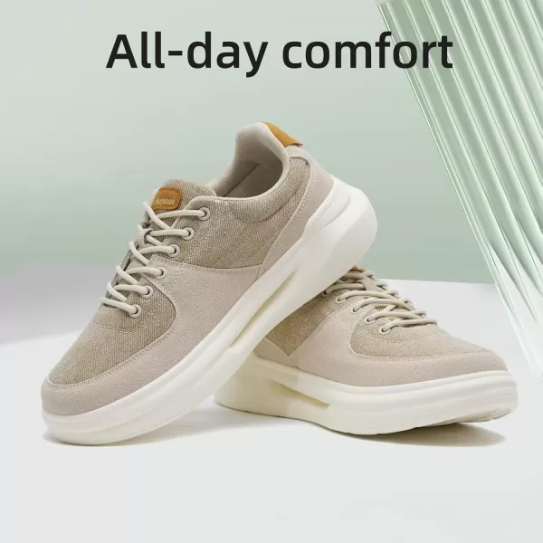 OrthoComfoot Orthopedic Comfortable Shoes for Mens, Plantar Fasciitis Lace Up Fashion Sneakers with Arch Support, Orthotic Casual Walking Shoes for Foot and Heel Pain Relief