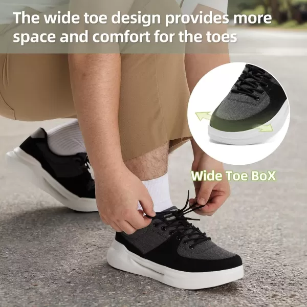 OrthoComfoot Orthopedic Comfortable Shoes for Mens, Plantar Fasciitis Lace Up Fashion Sneakers with Arch Support, Orthotic Casual Walking Shoes for Foot and Heel Pain Relief