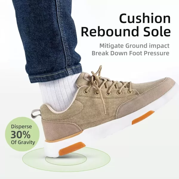 OrthoComfoot Orthopedic Comfortable Walking Shoes with Arch Support for Mens, Cushioned Shoes for Plantar Fasciitis Relief, Breathable Orthotic Fashion Sneakers for Foot and Heel Pain