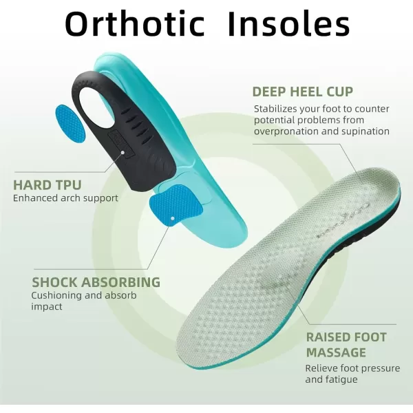 OrthoComfoot Orthopedic Hands Free Slip Ins Loafers for Womens, Comfortable Orthotic Walking Shoes with Arch Support for Plantar Fasciitis, Canvas Thick Sole Loafers for Foot and Heel Pain Relief