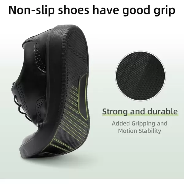 OrthoComfoot Orthopedic Leather Dress Shoes for Mens, Comfortable Plantar Fasciitis Casual Oxford with Arch Support, Durable Walking Shoes for Foot and Heel Pain Relief