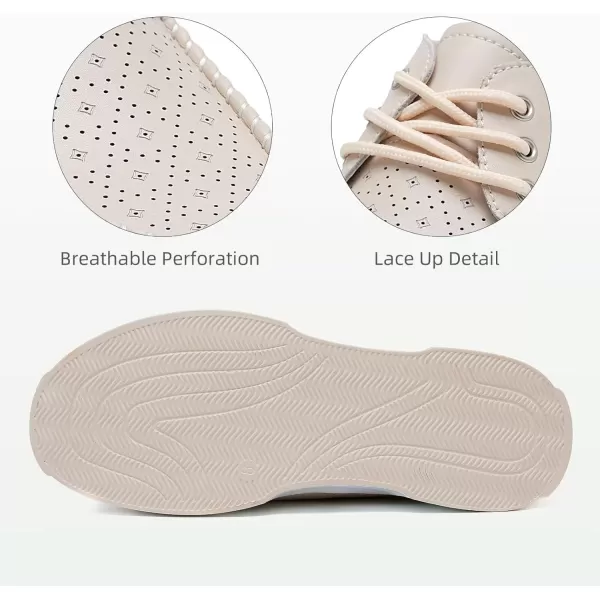 OrthoComfoot Orthopedic Leather Dress Shoes for Womens, Comfortable Plantar Fasciitis Fashion Sneakers with Arch Support, Casual Orthotic Walking Shoes for Foot and Heel Pain Relief