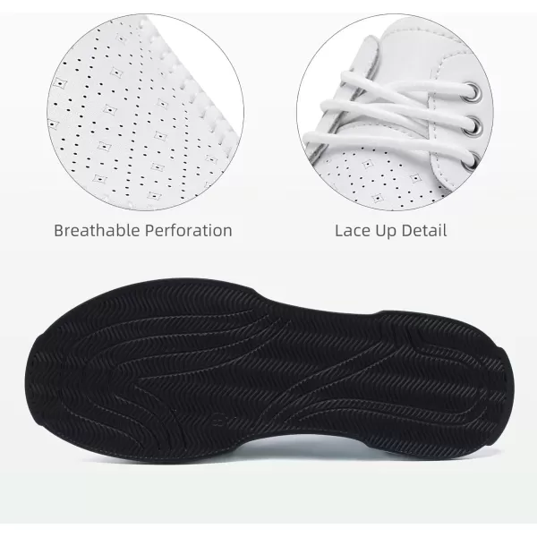 OrthoComfoot Orthopedic Leather Dress Shoes for Womens, Comfortable Plantar Fasciitis Fashion Sneakers with Arch Support, Casual Orthotic Walking Shoes for Foot and Heel Pain Relief