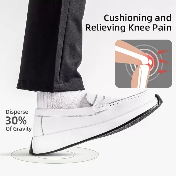 OrthoComfoot Orthopedic Slip-On Loafers for Womens, Comfortable Leather Plantar Fasciitis Loafers with Arch Support, Casual Orthotic Walking Shoes for Foot and Heel Pain Relief