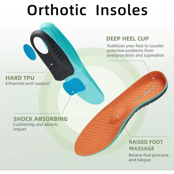 OrthoComfoot Women's Orthopedic Comfortable Walking Shoes, Casual Arch Support Slip-On Shoes for Plantar Fasciitis, Breathable Orthotic Loafers for Foot and Heel Pain Relief