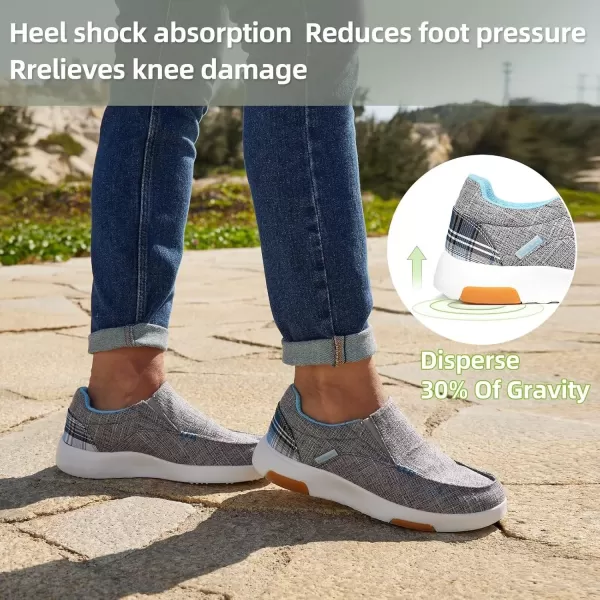 OrthoComfoot Women's Orthopedic Comfortable Walking Shoes, Casual Arch Support Slip-On Shoes for Plantar Fasciitis, Breathable Orthotic Loafers for Foot and Heel Pain Relief