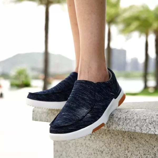 OrthoComfoot Women's Orthopedic Comfortable Walking Shoes, Casual Arch Support Slip-On Shoes for Plantar Fasciitis, Breathable Orthotic Loafers for Foot and Heel Pain Relief