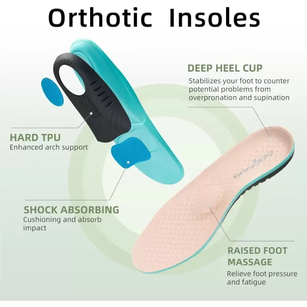 OrthoComfoot Women's Orthopedic Cushioned Slip-On Shoes, Comfortable Plantar Fasciitis Loafers with Arch Support, Casual Orthotic Driving Shoes for Foot and Heel Pain Relief