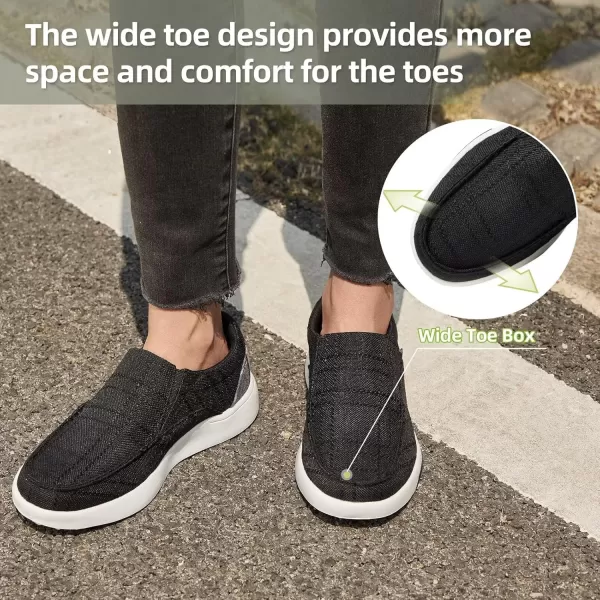 OrthoComfoot Women's Orthopedic Cushioned Slip-On Shoes, Comfortable Plantar Fasciitis Loafers with Arch Support, Casual Orthotic Driving Shoes for Foot and Heel Pain Relief