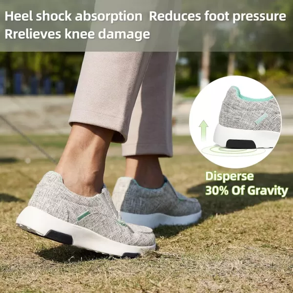 OrthoComfoot Women's Orthopedic Cushioned Slip-On Shoes, Comfortable Plantar Fasciitis Loafers with Arch Support, Casual Orthotic Driving Shoes for Foot and Heel Pain Relief