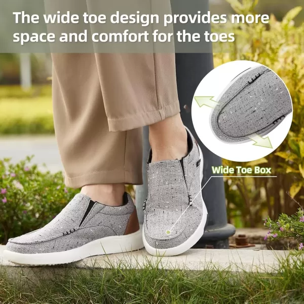 OrthoComfoot Women's Orthopedic Cushioned Slip-On Shoes, Comfortable Plantar Fasciitis Loafers with Arch Support, Casual Orthotic Driving Shoes for Foot and Heel Pain Relief