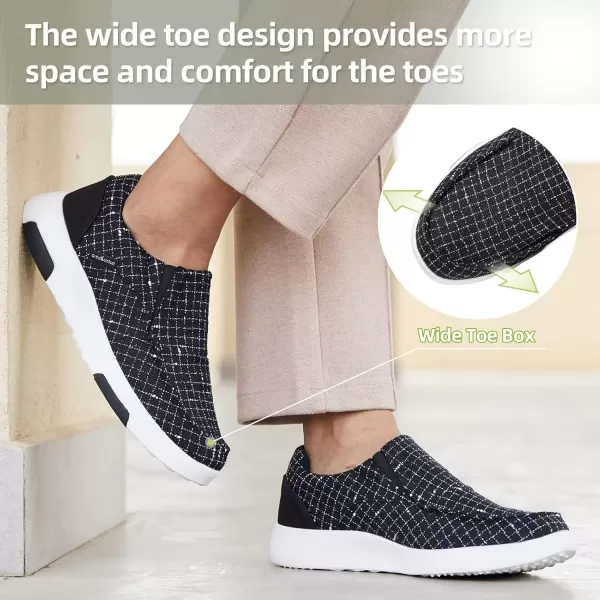OrthoComfoot Women's Orthopedic Cushioned Slip-On Shoes, Comfortable Plantar Fasciitis Loafers with Arch Support, Casual Orthotic Driving Shoes for Foot and Heel Pain Relief