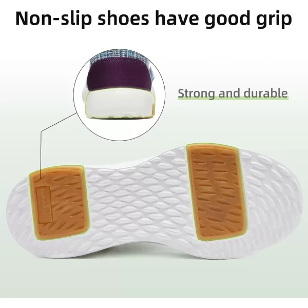 OrthoComfoot Women's Orthopedic Cushioned Slip-On Shoes, Comfortable Plantar Fasciitis Loafers with Arch Support, Casual Orthotic Driving Shoes for Foot and Heel Pain Relief
