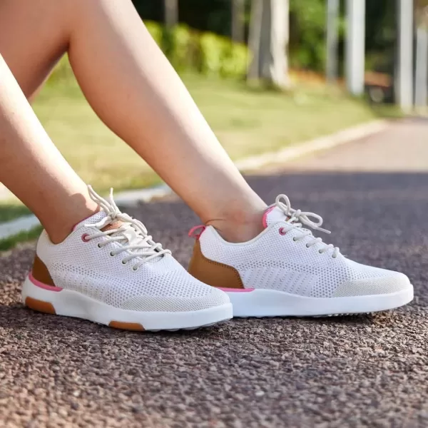 OrthoComfoot Womens Orthopedic Ultralight Fashion Sneakers, Arch Support Lace Up Walking Shoes for Plantar Fasciitis, Comfortable Supportive Casual Sneakers for Foot and Heel Pain Rlief