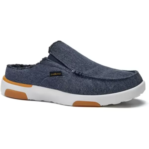 OrthoComfoot Men's Orthopedic Comfortable Slip On Loafers for Arch Support, Casual Plantar Fasciitis Slippers for Diabetic, Orthotic Walking Shoes for Foot and Heel Pain Relief)