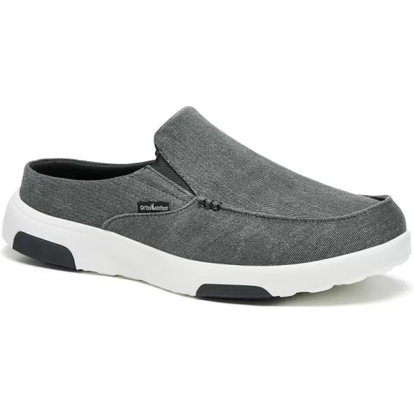 OrthoComfoot Men's Orthopedic Comfortable Slip On Loafers for Arch Support, Casual Plantar Fasciitis Slippers for Diabetic, Orthotic Walking Shoes for Foot and Heel Pain Relief