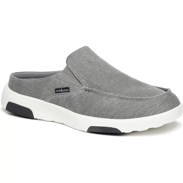 OrthoComfoot Men's Orthopedic Comfortable Slip On Loafers for Arch Support, Casual Plantar Fasciitis Slippers for Diabetic, Orthotic Walking Shoes for Foot and Heel Pain Relief