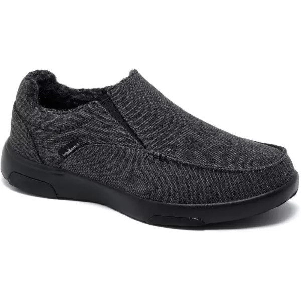 OrthoComfoot Men's Orthopedic Comfortable Slip-On Shoes with Arch Support, Orthotic Loafers for Plantar Fasciitis, Canvas Leisure Vintage Flat Walking Shoes for Foot and Heel Pain Relief)