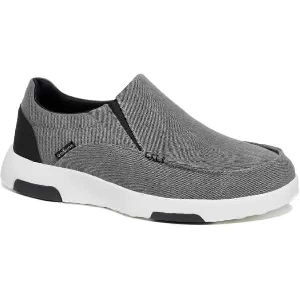 OrthoComfoot Men's Orthopedic Comfortable Slip-On Shoes with Arch Support, Orthotic Loafers for Plantar Fasciitis, Canvas Leisure Vintage Flat Walking Shoes for Foot and Heel Pain Relief
